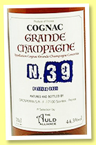 Grande Champagne N.39 (44.3%, Grosperrin for The Auld Alliance Singapore, 2021)