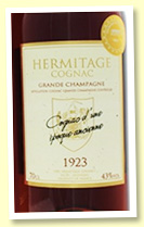 Hermitage 1923 (43%, OB, Grande Champagne, +/-2019) Hermitage 1923 (43%, OB, Grande Champagne, +/-2019)