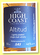 High Coast 'Altitud' (46%, OB, Sweden, for SAS, 98,580 miniatures, 2021)