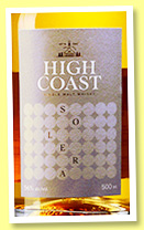 High Coast 'Solera Batch 2' (51%, OB, Sweden, 1500 bottles, 2021) High Coast 'Solera Batch 2' (51%, OB, Sweden, 1500 bottles, 2021)