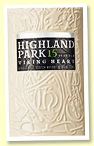 Highland Park 15 yo 'Viking Heart' (44%, OB, 2021)