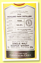 Highland Park 22 yo 1998/2021 (56.8%, Gordon & MacPhail, Connoisseurs Choice, for LMDW, first fill bourbon barrel, cask #5300, 183 bottles)