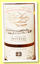 Imperial 23 yo 1997/2020 (45.4%, The Single Malts of Scotland, for the USA, barrel, cask #2798, 151 bottle)