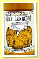 Imperial 24 yo 1996/2020 (54.6%, Single Cask Nation, bourbon barrel, cask #3420, 184 bottles) 