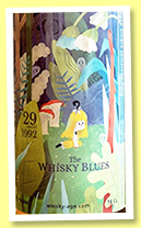 JMH 29 yo 1992/2021 (57.7%, The Whisky Blues, Jamaica, barrel, 253 bottles)