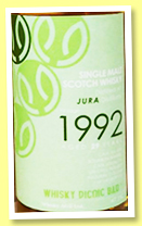 Jura 29 yo 1992/2021 (47.2%, Whisky Age for Whisky Picnic Bar Taiwan, bourbon barrel, cask #836, 140 bottles)