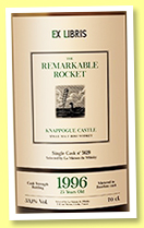 Knappogue Castle 25 yo 1996/2021 (53.1%, La Maison du Whisky, Ex-libris, 'The Remarkable Rocket')