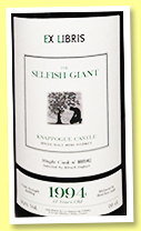 Knappogue Castle 27 yo 1994/2021 (51.1%, Ex Libris 'The Selfish Giant', Ireland, Kirsch Import, bourbon, cask #888142, 196 bottles)