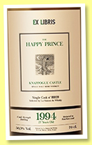 Knappogue Castle 27 yo 1994/2021 (50.3%, La Maison du Whisky, Ex-libris, 'The Happy Prince')