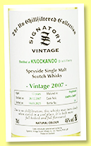 Knockando 12 yo 2007/2020 (46%, Signatory Vintage, Un-chillfiltered Collection, hogsheads, casks #304095-304097) Knockando 12 yo 2007/2020 (46%, Signatory Vintage, Un-chillfiltered Collection, hogsheads, casks #304095-304097)