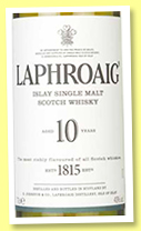 Laphroaig 10 yo (40%, OB, +/-2021) Laphroaig 10 yo (40%, OB, +/-2021)