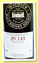 Laphroaig 18 yo 1995/2013 (58.3%, Scotch Malt Whisky Society, refill bourbon barrel, #29.143, 'Finish Tar Syrup', 226 bottles) Laphroaig 18 yo 1995/2013 (58.3%, Scotch Malt Whisky Society, refill bourbon barrel, #29.143, 'Finish Tar Syrup', 226 bottles)