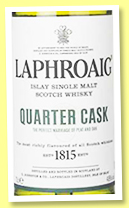 Laphroaig 'Quarter Cask' (48%, OB, +/-2021) Laphroaig 'Quarter Cask' (48%, OB, +/-2021)