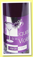 Liqueur à la Violette (25%, Le Jardin d'Elen, France, +/-2021) 