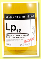 Lp12 2014/2021 (54.7%, Elixir Distillers, Elements of Islay, 1672 bottles) Lp12 2014/2021 (54.7%, Elixir Distillers, Elements of Islay, 1672 bottles)