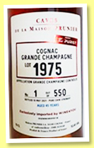 Maison Prunier 45 yo 1975/2021 (53.4%, The Purist, Wine4you, grande champagne, 550 bottles)