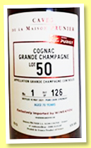 Maison Prunier 'Lot 50' (57%, The Purist, Wine4you, grande champagne, 126 bottles, 2021) 