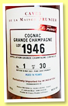 Maison Prunier 74 yo 1946/2021 (49.5%, The Purist, Wine4you, grande champagne, 30 bottles)