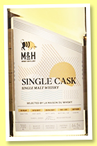 Milk & Honey 2017/2021 'Ex-Islay Cask Conquête' (64.5%, OB, cask 2017-0328, 233 bottles)