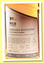 Milk & Honey 2017/2020 (57.2%, OB, Israel, private cask for Steven Winston, PX hogshead finish, cask 2017/150) Milk & Honey 2017/2020 (57.2%, OB, Israel, private cask for Steven Winston, PX hogshead finish, cask 2017/150)