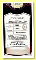 Mortlach 31 yo 1987/2018 (54%, Gordon & MacPhail, Connoisseurs Choice, refill sherry hogshead, batch #18/061, 200 bottles) Mortlach 31 yo 1987/2018 (54%, Gordon & MacPhail, Connoisseurs Choice, refill sherry hogshead, batch #18/061, 200 bottles)