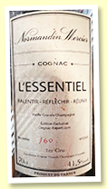 Normandin Mercier Vieille Grande Champagne 'L'Essentiel' (41.5%, OB for Cognac-Expert, 60 bottles, 2020)

