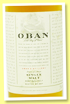 Oban 14 yo (43%, OB, 75cl, +/-1988) Oban 14 yo (43%, OB, 75cl, +/-1988)