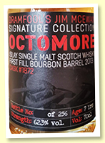 Octomore 7 yo 2013/2021 (62.3%, Dramfool 'Jim McEwan Signature Collection', cask #1872, 1st fill bourbon barrel, 256 bottles) 
