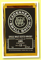 Ord 13 yo 2005/2018 (56.5%, Cadenhead, Small Batch)