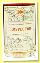 Prospector (46%, Odd-Society, Canada, rye, +/-2021) Prospector (46%, Odd-Society, Canada, rye, +/-2021)