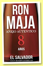 Ron Maja 8 yo 'Anejo Autentico' (40%, OB, El Salvador, +/-2020) Ron Maja 8 yo 'Anejo Autentico' (40%, OB, El Salvador, +/-2020)