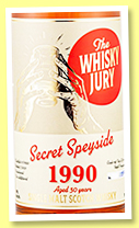 Secret Speyside 30 yo 1990/2021 (46.6%, The Whisky Jury, refill hogshead, cask #TWJ-GL-1990, 159 bottles)
