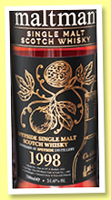 Speyside 1998/2021 (51.6%, The Maltman, Or Sileis, first fill sherry cask, cask #1389) 