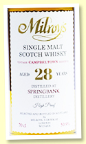 Springbank 28 yo 1992/2021 (50.9%, Milroy's Of Soho, cask #185, hogshead)
