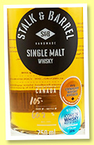Stalk & Barrel (60.2%, OB, Canada, cask #105, +/-2021) Stalk & Barrel (60.2%, OB, Canada, cask #105, +/-2021)