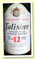Talisker 12 yo (43%, OB, 94cl for duty free, 1970s)
Talisker 12 yo (43%, OB, 94cl for duty free, 1970s)