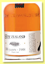The New Zealand Whisky 33 yo 1988/2021 (58%, OB, for LMDW, New Zealand, bourbon, cask #62, 224 bottles) The New Zealand Whisky 33 yo 1988/2021 (58%, OB, for LMDW, New Zealand, bourbon, cask #62, 224 bottles)