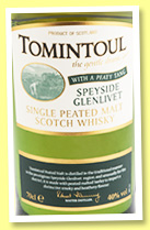Tomintoul 'With a Peaty Tang' (40%, OB, +/-2018) Tomintoul 'With a Peaty Tang' (40%, OB, +/-2018)