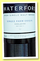 Waterford 'Cooladine 1.1' (50%, OB, for South Africa, 2020) 