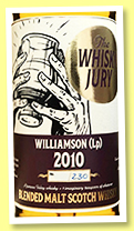 Williamson 2010/2020 (52.2%, The Whisky Jury, refill barrel, cask #twj-Lph01, 230 bottles) Williamson 2010/2020 (52.2%, The Whisky Jury, refill barrel, cask #twj-Lph01, 230 bottles)