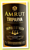 Amrut 'Triparva' (50%, OB, India, +/-2021) Amrut 'Triparva' (50%, OB, India, +/-2021)