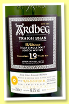 Ardbeg 19 yo 'Traigh Bhan' (46.2%, OB, batch 'TB/03 -10.10.01/21.BL', 2021) Ardbeg 19 yo 'Traigh Bhan' (46.2%, OB, batch 'TB/03 -10.10.01/21.BL', 2021)