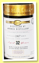 Ardbeg 32 yo 1967/1999 (47.5%, Douglas Laing, Old Malt Cask, sherry cask, 185 bottles) Ardbeg 32 yo 1967/1999 (47.5%, Douglas Laing, Old Malt Cask, sherry cask, 185 bottles)