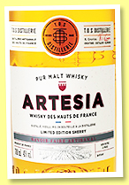Artesia 'Limited Edition Sherry' (45%, OB, T.O.S. Distillerie, France, LMDW Conquête, 1300 bottles) 