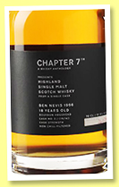 Ben Nevis 18 yo 1996/2015 (51.8%, Chapter 7, bourbon hogshead, cask #2/(19/14), 272 bottles) Ben Nevis 18 yo 1996/2015 (51.8%, Chapter 7, bourbon hogshead, cask #2/(19/14), 272 bottles)