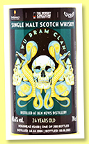 Ben Nevis 24 yo 1996/2021 (45.6%, Duckhammers & Fine Spirits for Wu Dram Clan, hogshead, cask #1408, 290 bottles) Ben Nevis 24 yo 1996/2021 (45.6%, Duckhammers & Fine Spirits for Wu Dram Clan, hogshead, cask #1408, 290 bottles)