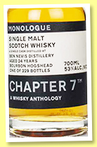 Ben Nevis 24 yo 1997/2021 (53%, Chapter 7, Monologue, bourbon hogshead, cask #30, 229 bottles) Ben Nevis 24 yo 1997/2021 (53%, Chapter 7, Monologue, bourbon hogshead, cask #30, 229 bottles)