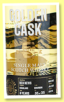 Ben Nevis 8 yo 2012/2021 (59.9%, Golden Cask for The Whisky Barrel, cask #278, 315 bottles) Ben Nevis 8 yo 2012/2021 (59.9%, Golden Cask for The Whisky Barrel, cask #278, 315 bottles)