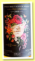 Blair Athol 12 yo 2008/2021 (56.7%, Isman Taichung, hogshead, cask #309320, 266 bottles) Blair Athol 12 yo 2008/2021 (56.7%, Isman Taichung, hogshead, cask #309320, 266 bottles)