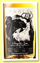 Blair Athol 12 yo 2009/2021 (55.8%, Fable Whisky, Chapter Six, The Ghost Piper of Clanyard Bay, Crows, hogshead, cask #304771, 301 bottles) Blair Athol 12 yo 2009/2021 (55.8%, Fable Whisky, Chapter Six, The Ghost Piper of Clanyard Bay, Crows, hogshead, cask #304771, 301 bottles)